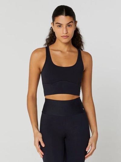 Top Cropped Eterno Cor:Preto;Tamanho:M
