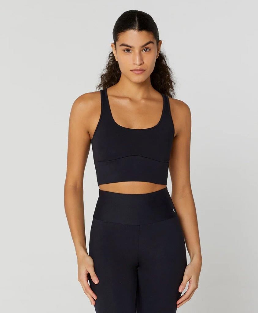 Top Cropped Eterno Cor:Preto;Tamanho:M 1