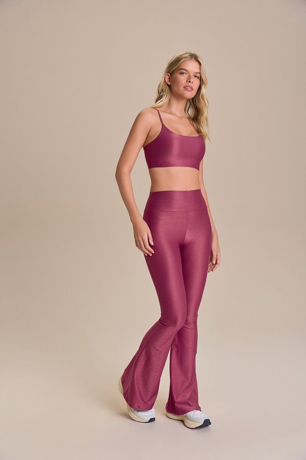 Calca Flare Allure Adaptiv Cor:Fucsia Escuro;Tamanho:M 1