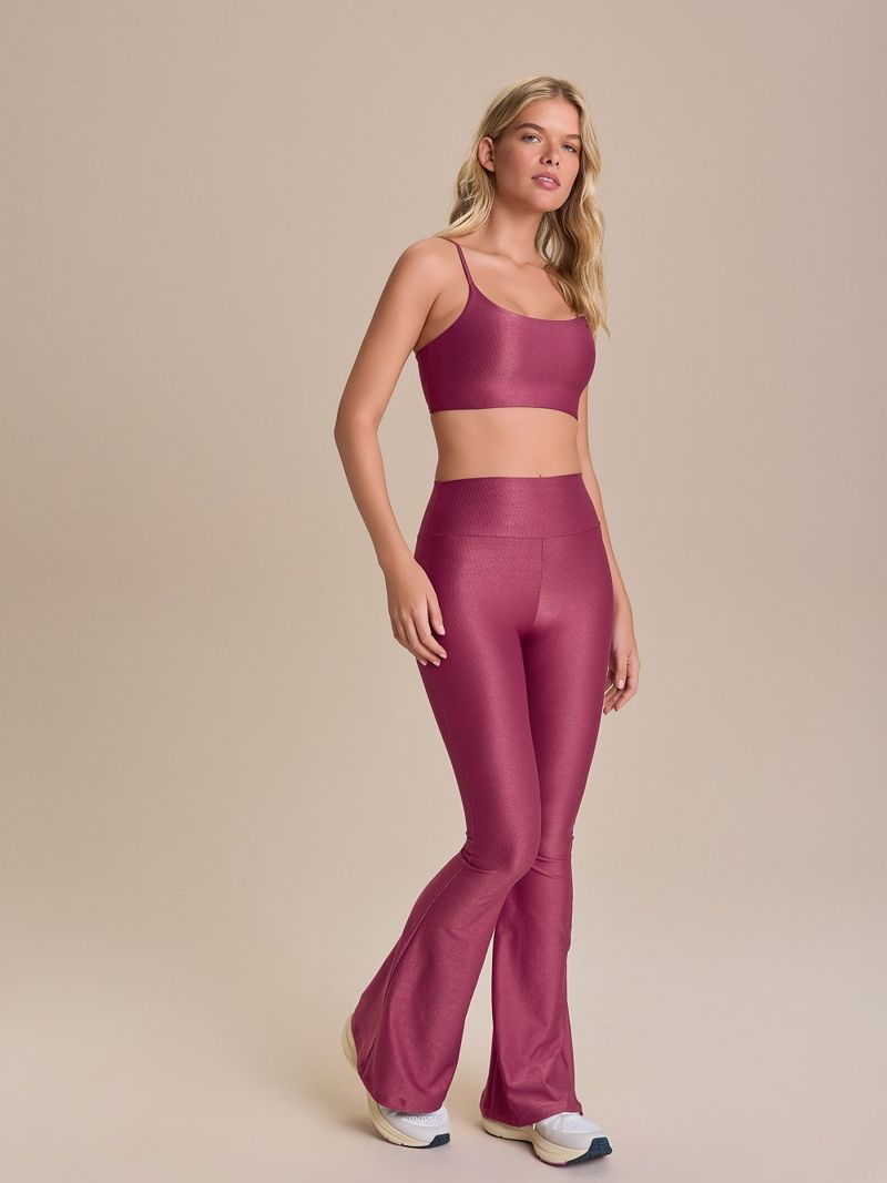 Calca Flare Allure Adaptiv Cor:Fucsia Escuro;Tamanho:M 1