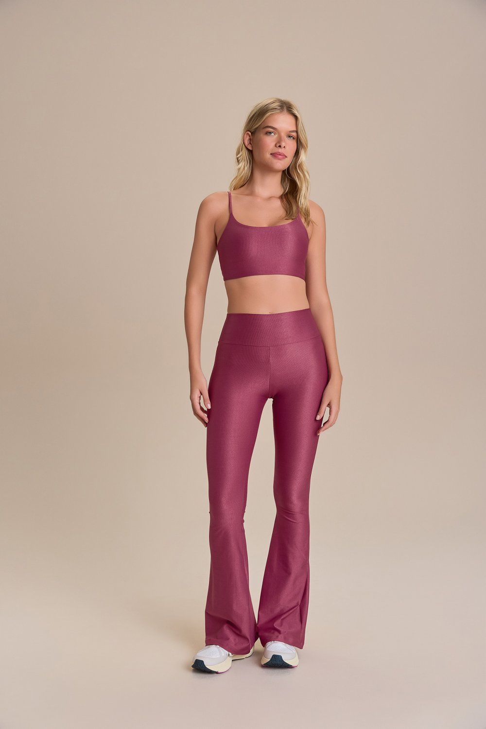 Calca Flare Allure Adaptiv Cor:Fucsia Escuro;Tamanho:M 2