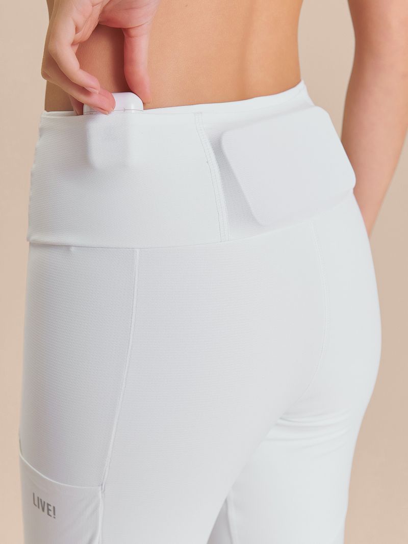 Legging Six Pockets Speed Cor:Branco;Tamanho:M 6