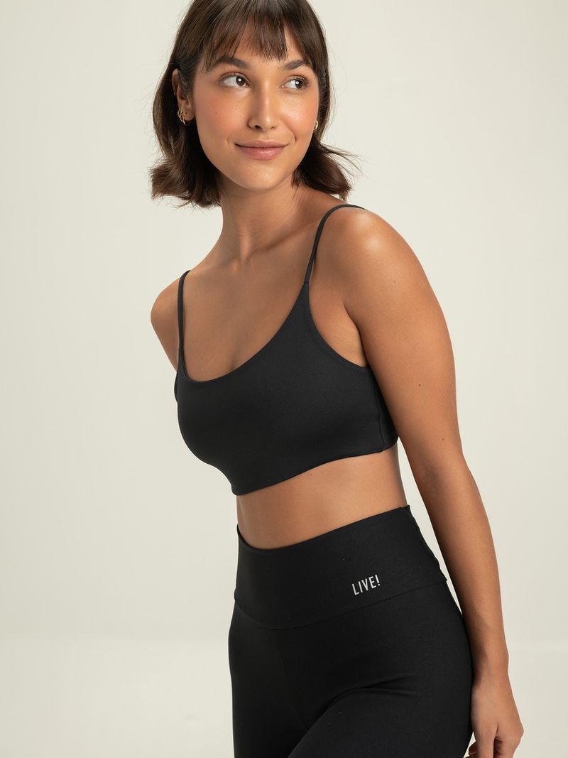 TOP CURVE SENSE TAMANHO:M;COR:PRETO 1