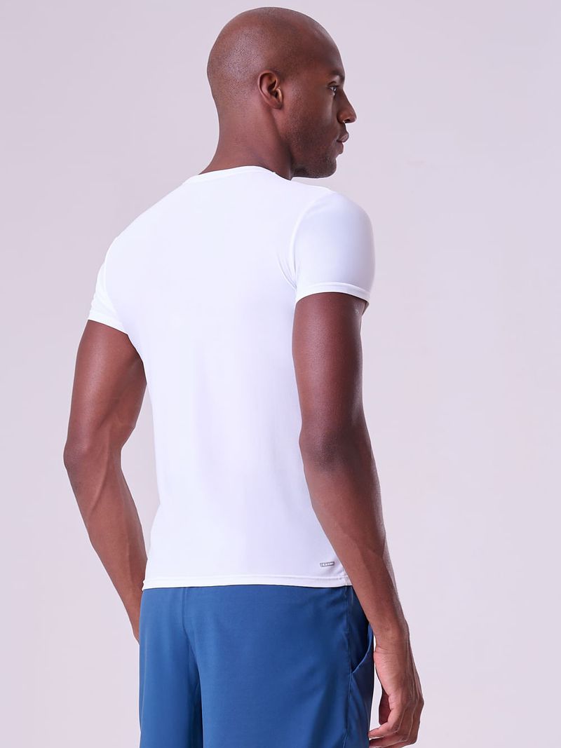 CAMISETA KEEP COOL PEP TRUE DRY MASC Cor:Branco;Tamanho:P 4