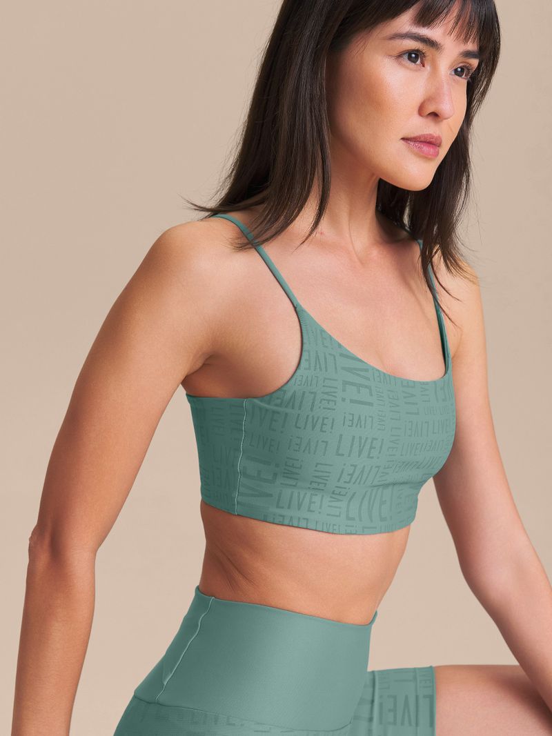 Top Curve LIVE Cor:Verde Menta;Tamanho:P 1