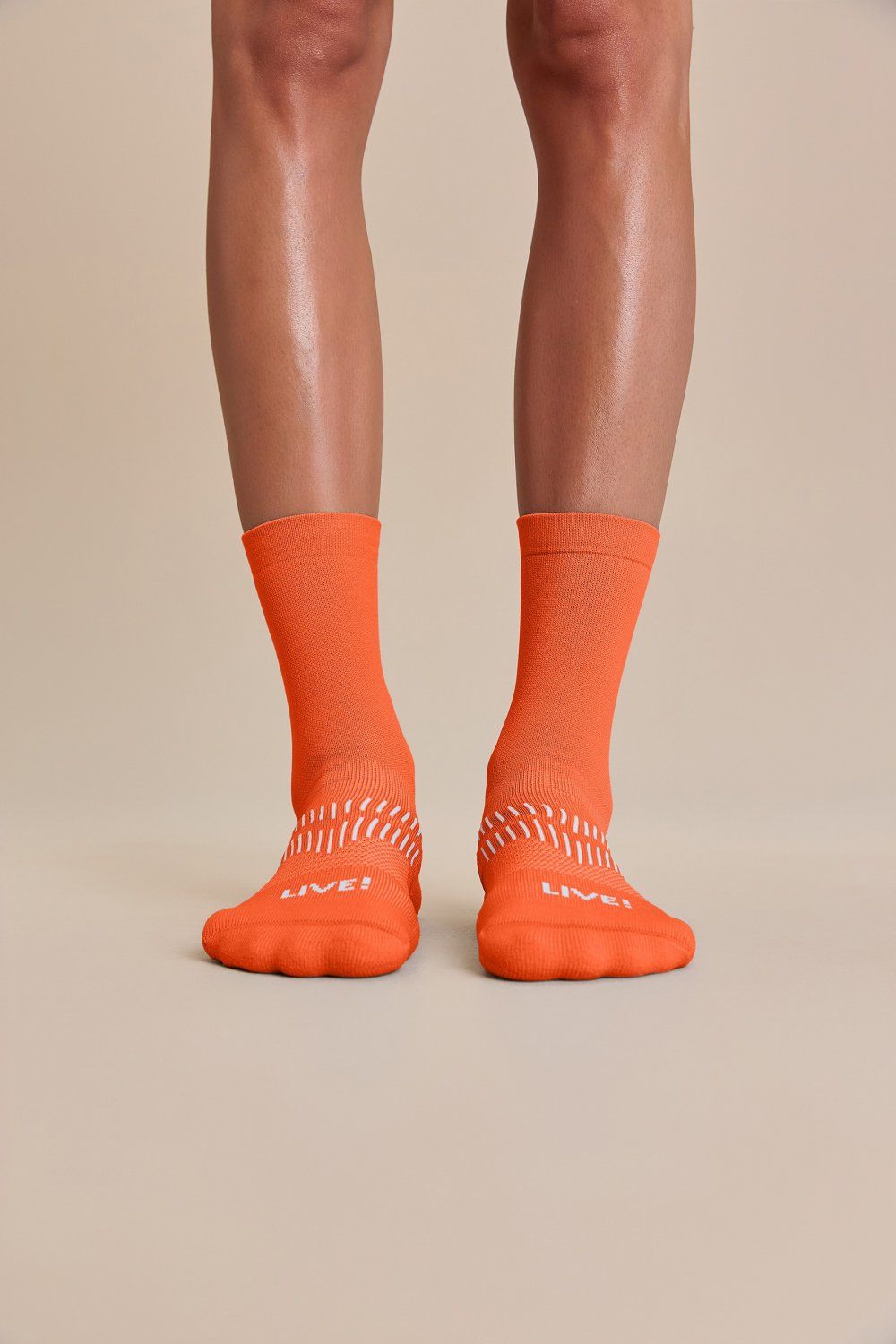 Meia Reflex Run Long Unissex Cor:Laranja;Tamanho:33 A 38 4