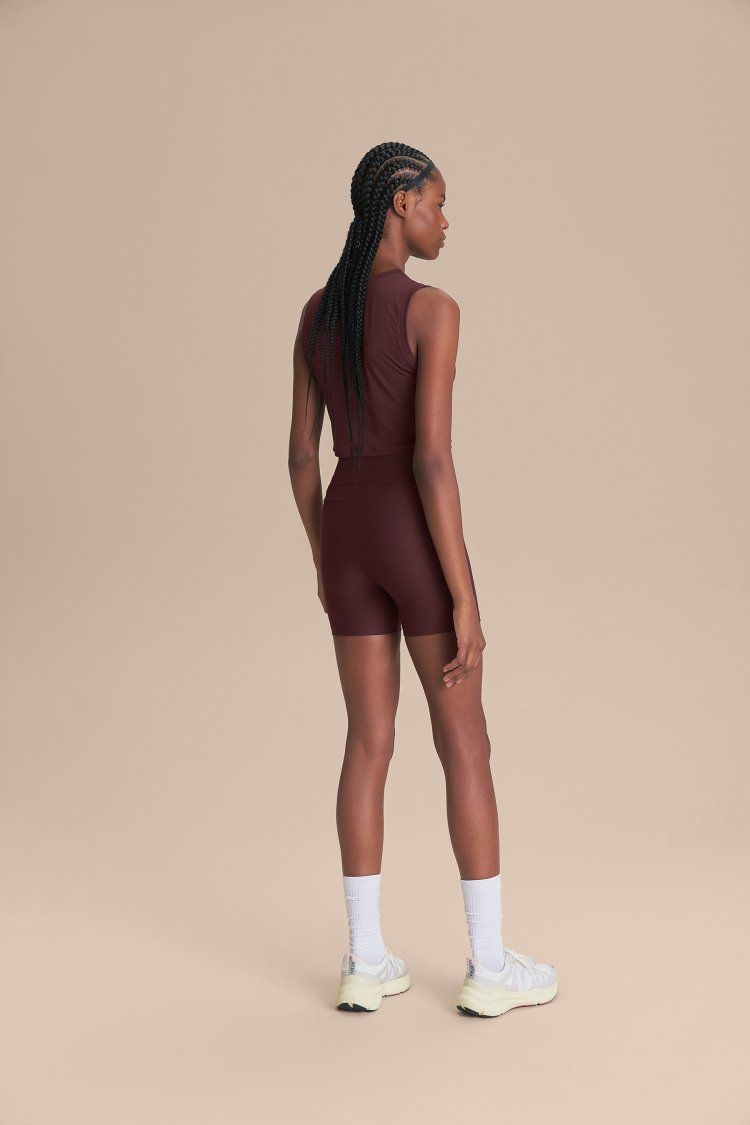 Regata Cropped LIVE Comfort Cor:Vinho;Tamanho:P 4