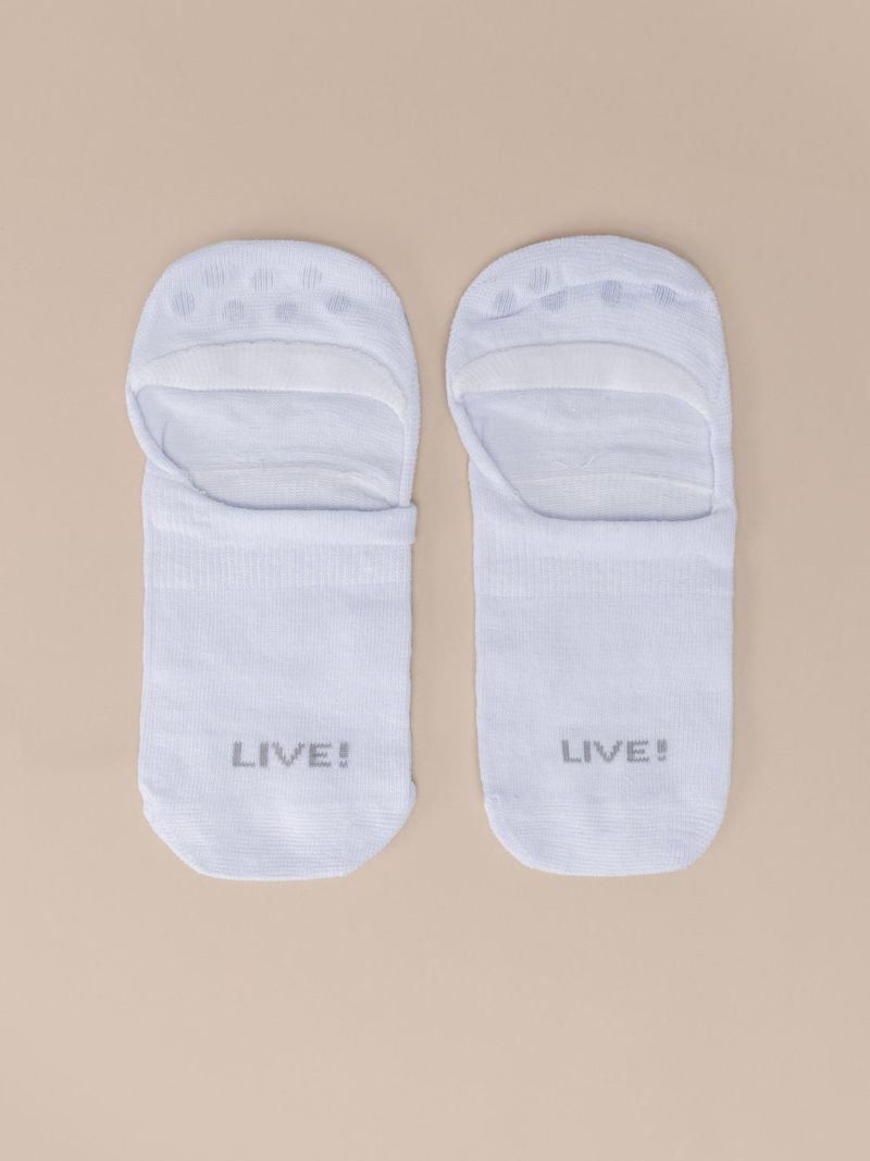 Meia Invisible Unissex Cor:Branco;Tamanho:33/38 2