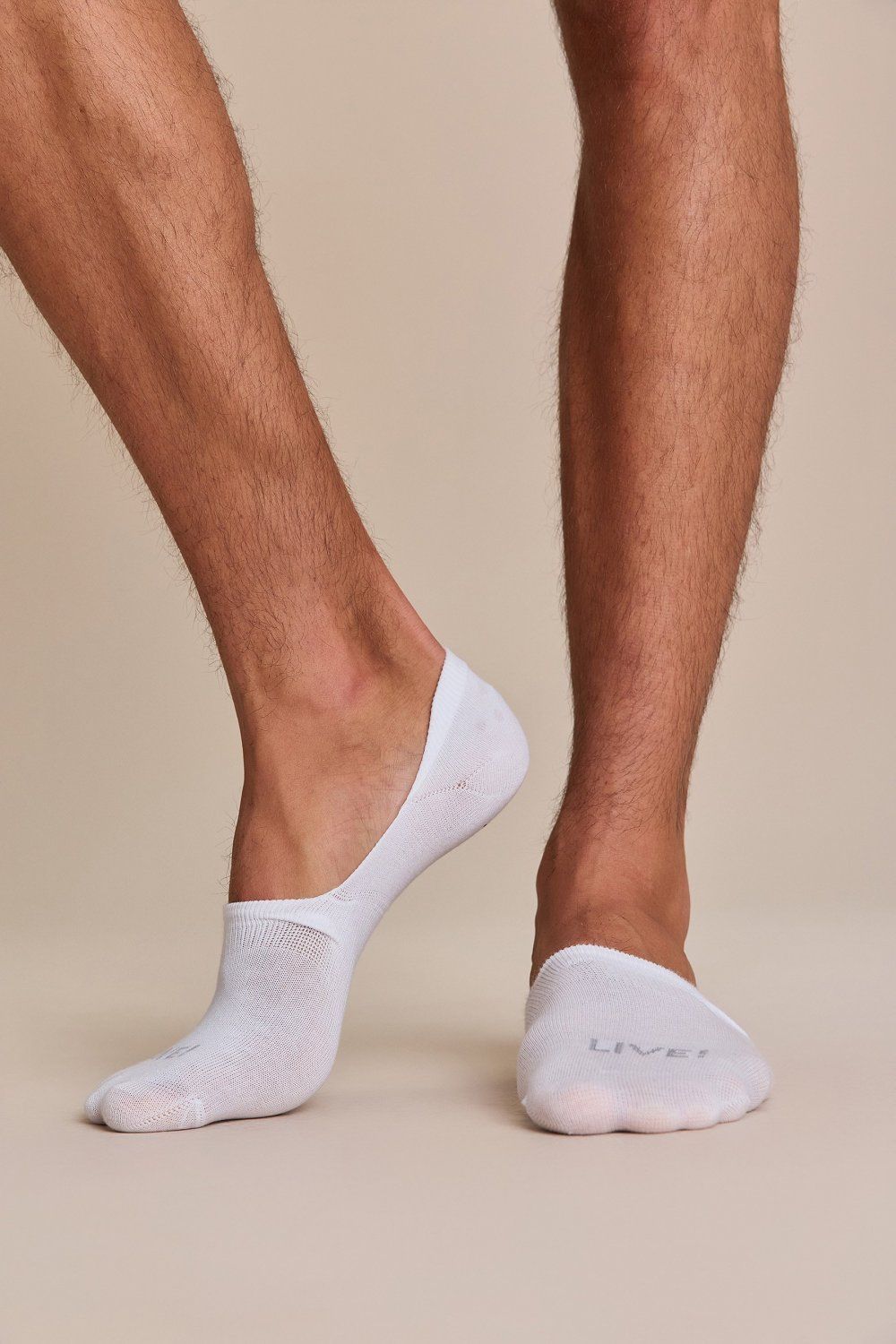 Meia Invisible Unissex Cor:Branco;Tamanho:33/38 3