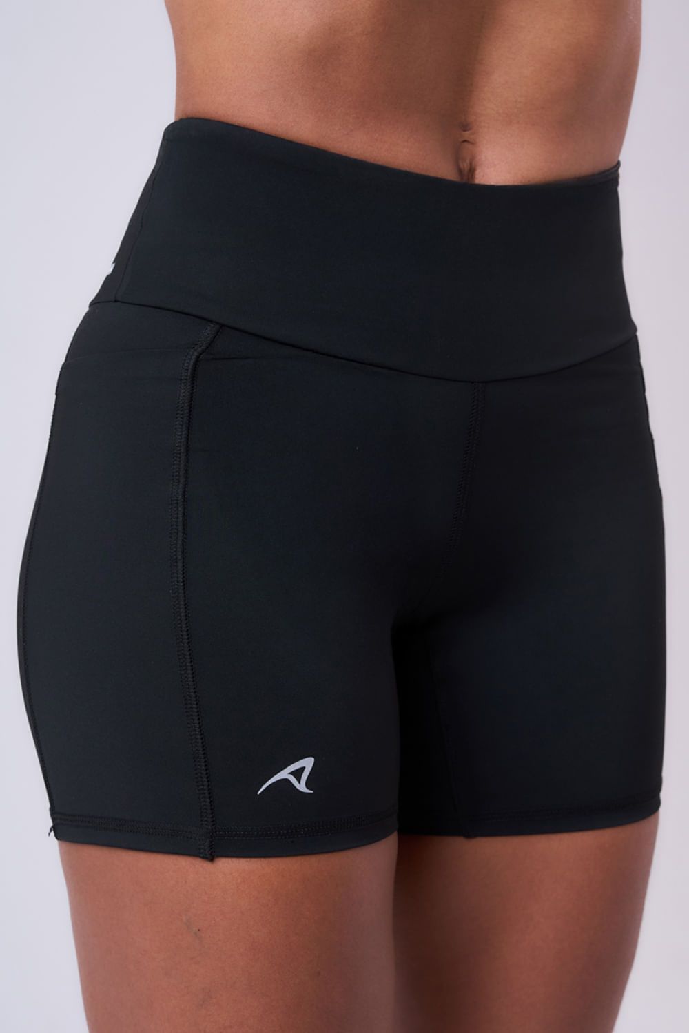 Bermuda Sprint Ginga 3 Bolsos 14CM Preto Cor:Preto;Tamanho:PP 1
