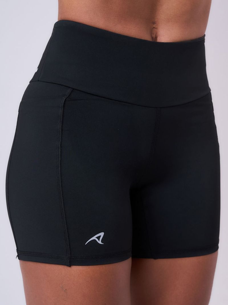 Bermuda Sprint Ginga 3 Bolsos 14CM Preto Cor:Preto;Tamanho:PP 1