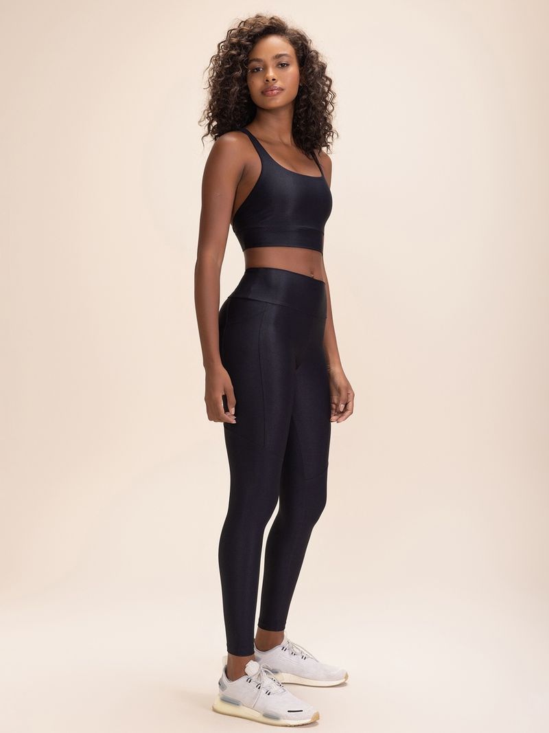 Legging Allure Adaptiv Preto e Branco Cor:Preto;Tamanho:P 1