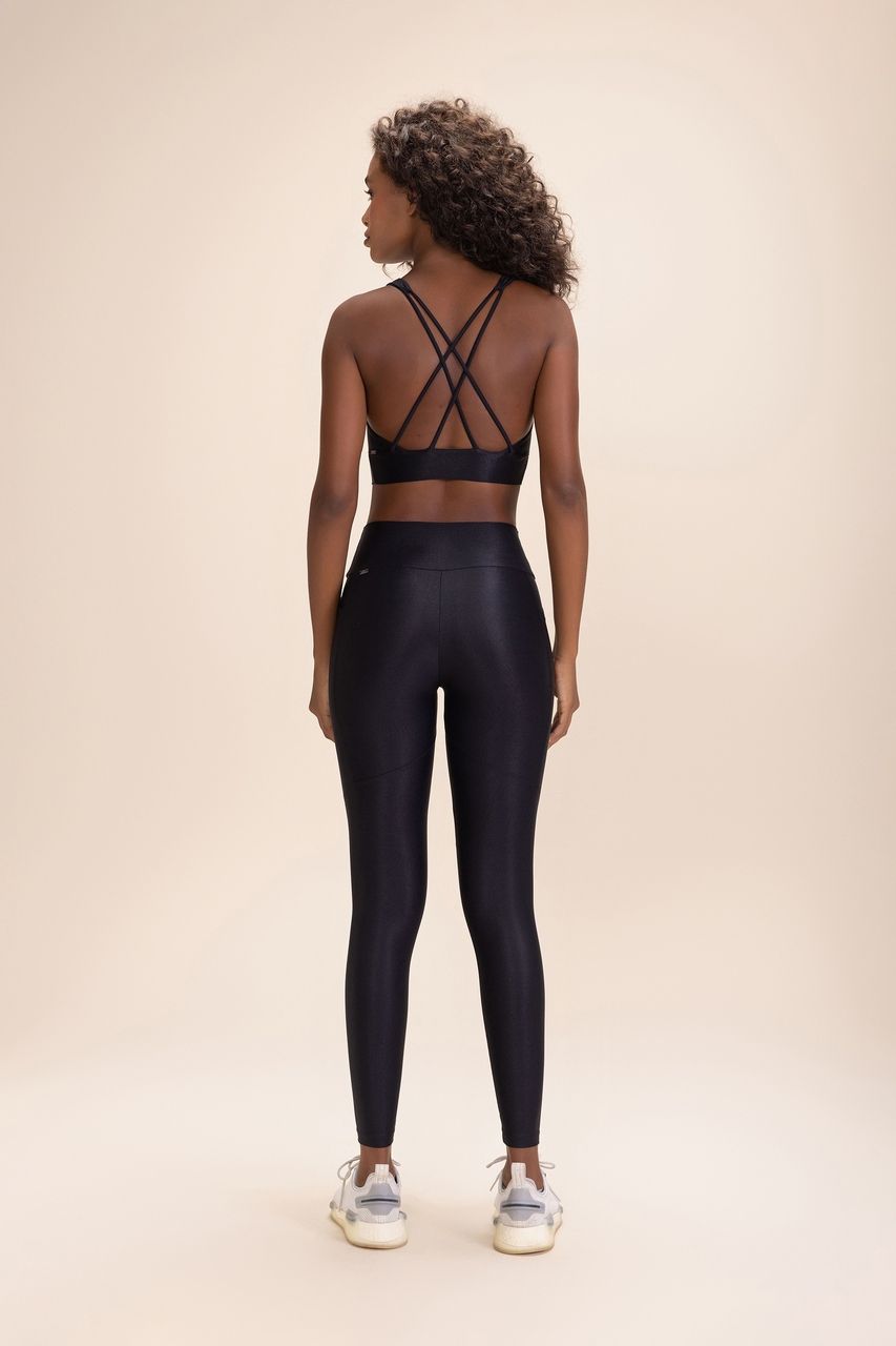 Legging Allure Adaptiv Preto e Branco Cor:Preto;Tamanho:P 3