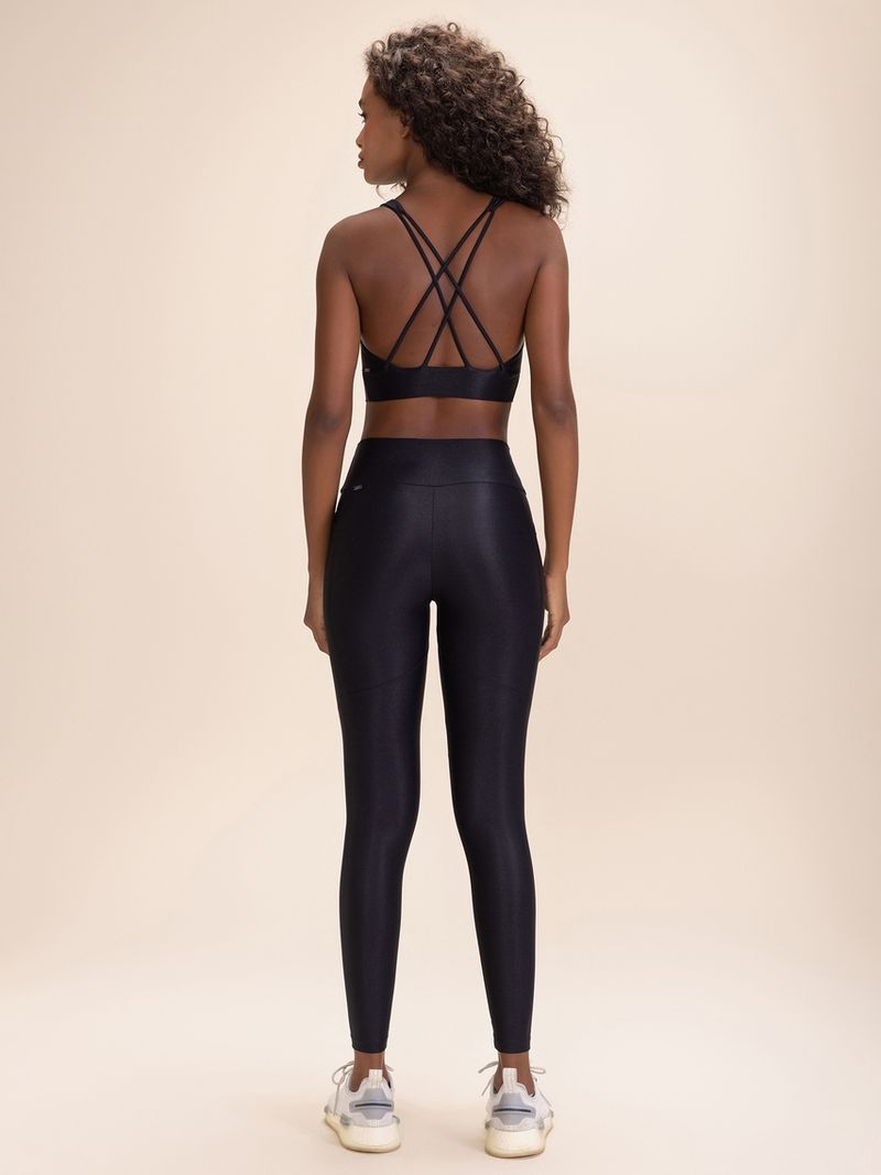 Legging Allure Adaptiv Preto e Branco Cor:Preto;Tamanho:P 3