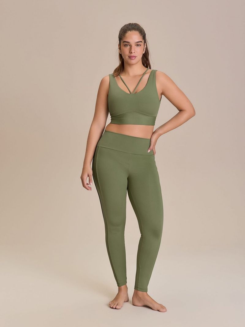 Calca Fuso Stripe ByNature Cor:Verde;Tamanho:P 1