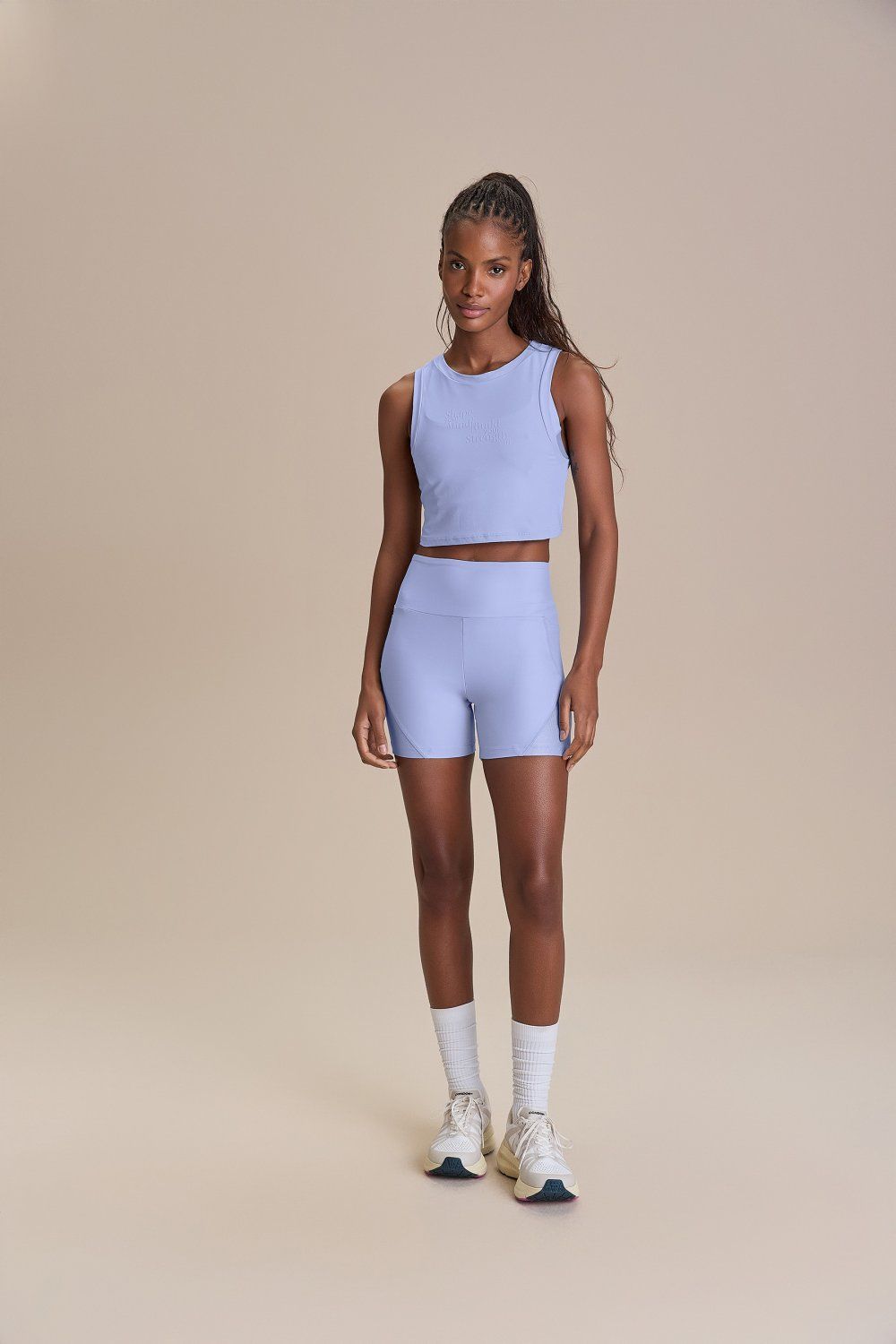 Regata Cropped Breezy Skin Cor:Azul Claro;Tamanho:G 2