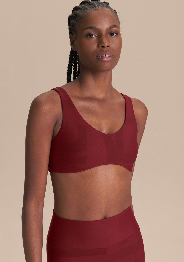 Top Reversible Maxi LIVE Cor:Vermelho Escuro;Tamanho:G 1