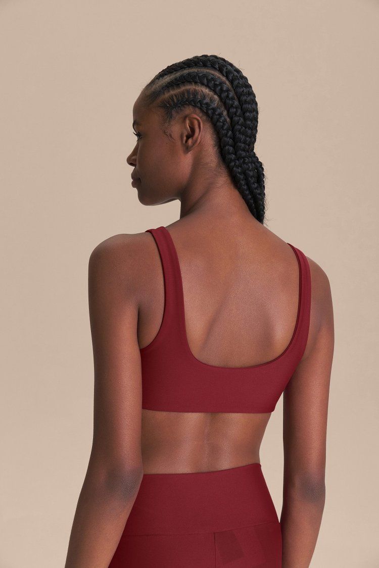 Top Reversible Maxi LIVE Cor:Vermelho Escuro;Tamanho:G 2