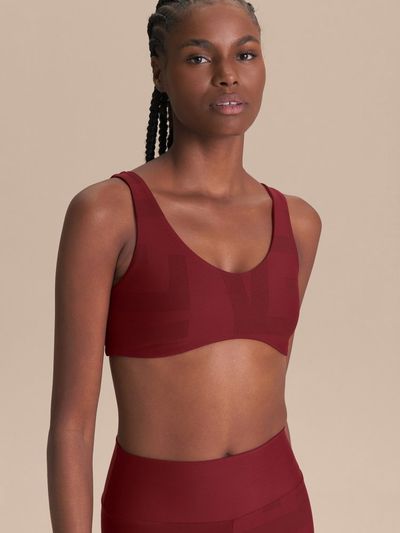 Top Reversible Maxi LIVE Cor:Vermelho Escuro;Tamanho:G