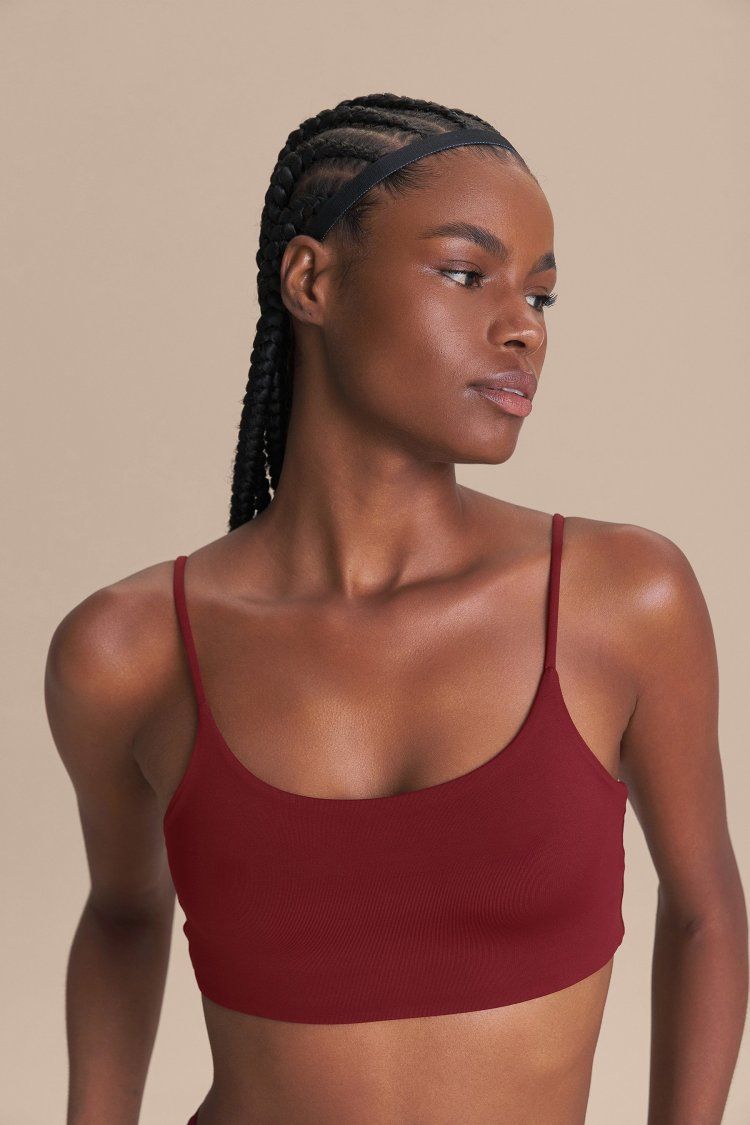 Top Curve Sense Cor:Vermelho Escuro;Tamanho:M 1