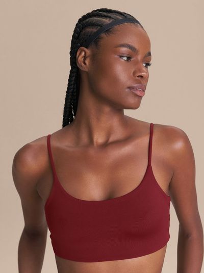 Top Curve Sense Cor:Vermelho Escuro;Tamanho:M