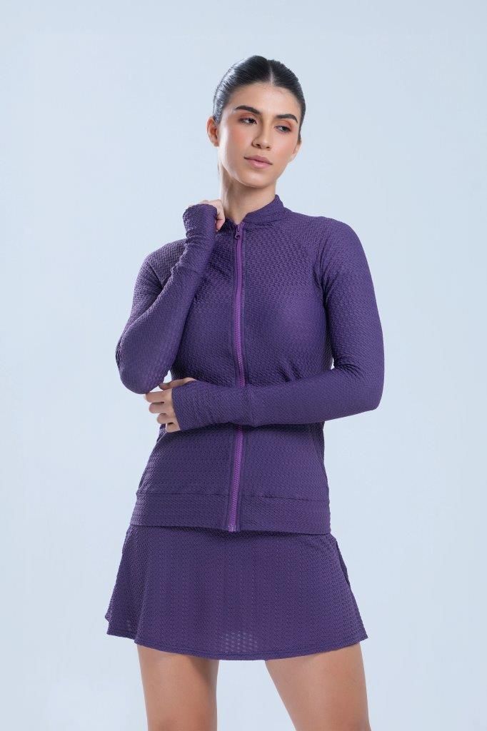 Casaco M. Longa Summer Heart Roxo