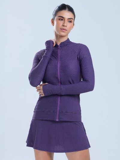 Casaco M. Longa Summer Heart Roxo
