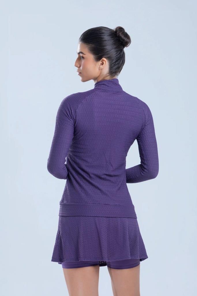 Casaco M. Longa Summer Heart Roxo 4