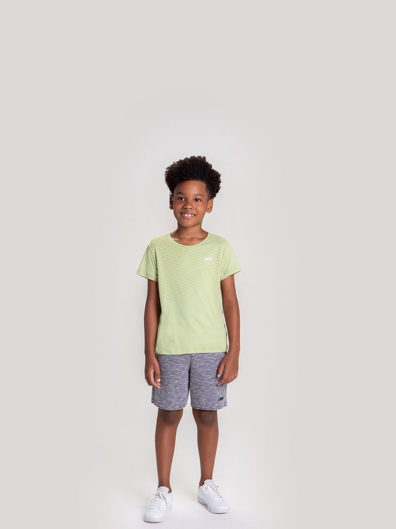 BERMUDA JOY ESSENTIAL KIDS 12 CINZA MESCLA 2