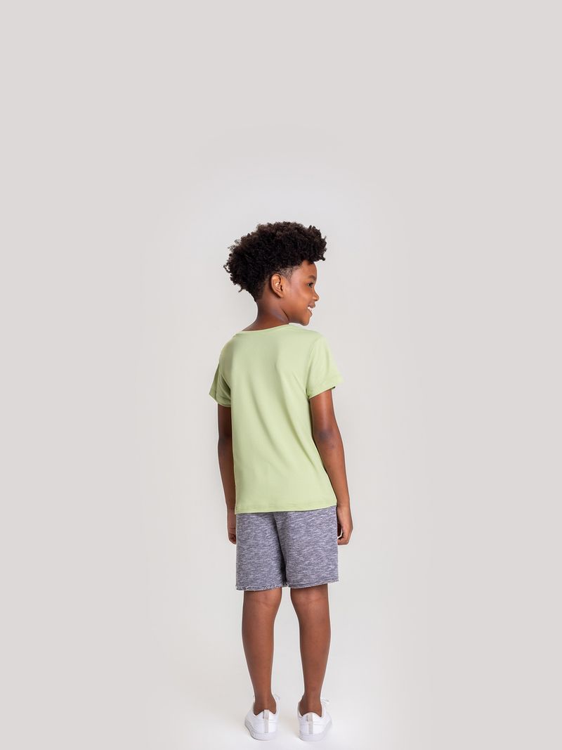 BERMUDA JOY ESSENTIAL KIDS 12 CINZA MESCLA 4