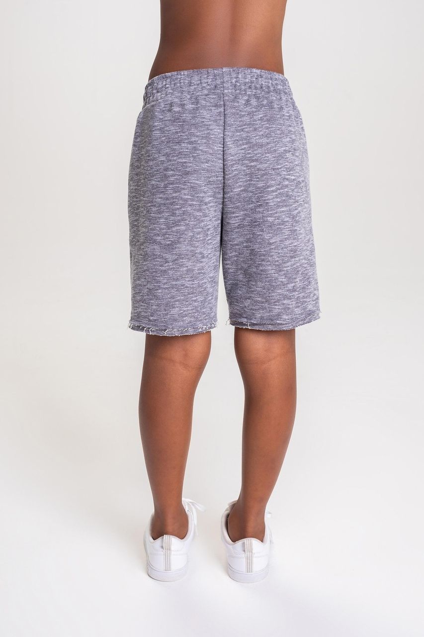 BERMUDA JOY ESSENTIAL KIDS 12 CINZA MESCLA 5