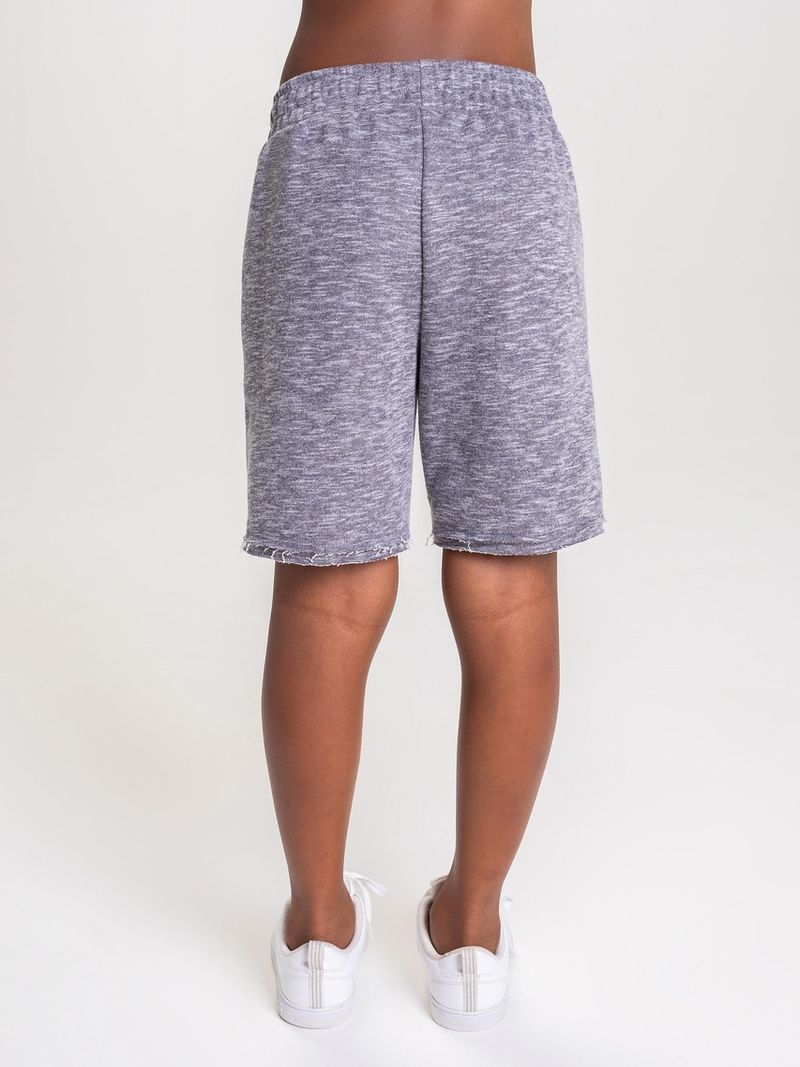 BERMUDA JOY ESSENTIAL KIDS 12 CINZA MESCLA 5