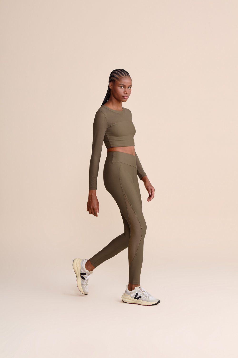 Blusa Cropped ML Tule Core 4
