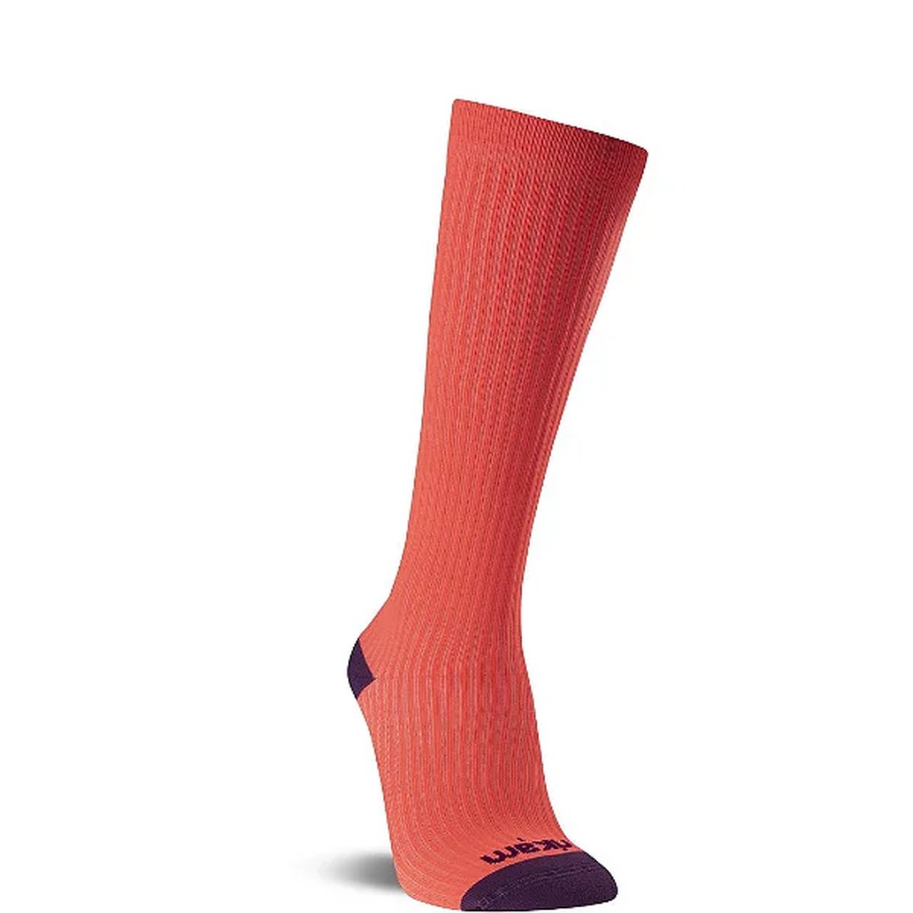 MEIA RIKAM LONGA LISTRA LARANJA NEON/AZUL MARINHO - 34/39
