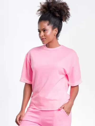 CAMISETA ANANAS ROSA G