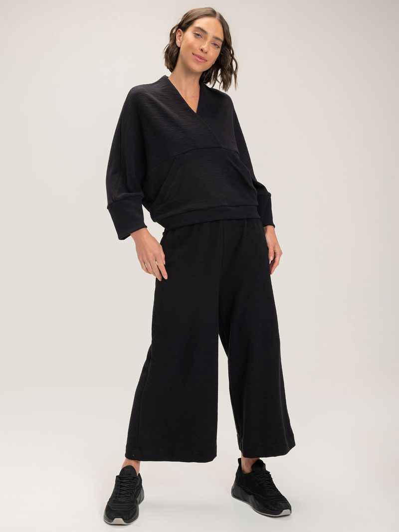 Calça Pantacourt Pixie Noir Black 1