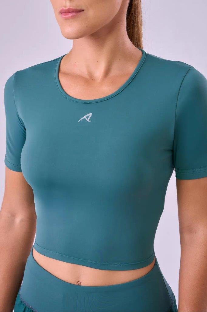 Camiseta Cropped Signature Samba Feminina Color