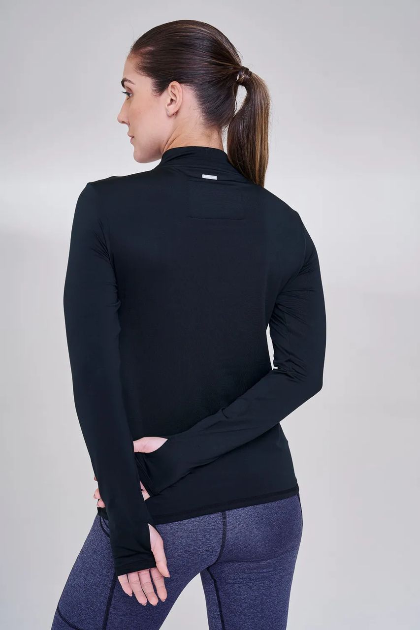 Camiseta Manga Longa Thermal Ziper Refletivo Kept 3