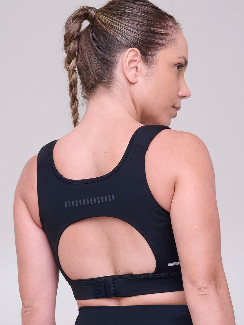 Top Grit Bossa Ajustavel 1 Bolso Reto Blackout 1