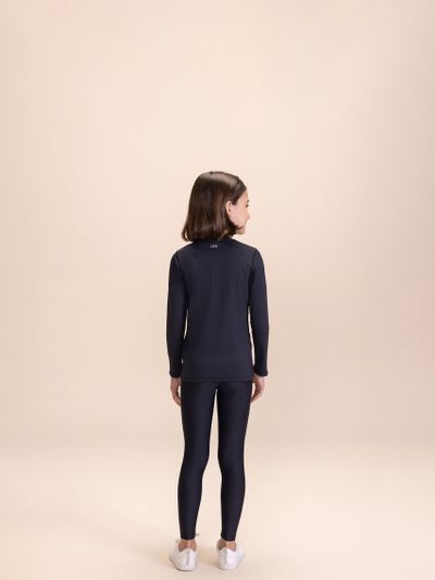 Camiseta ML Thermo Skin Kids Noir Black
