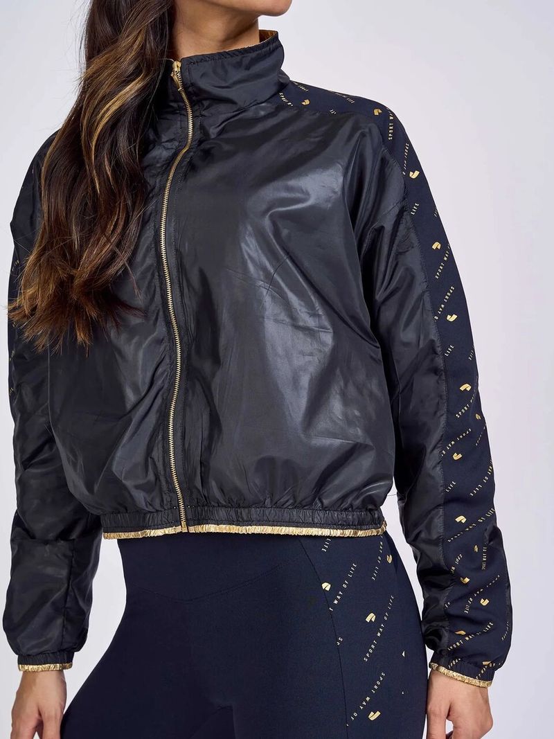 Jaqueta Reflect Com Detalhe Dourado 1