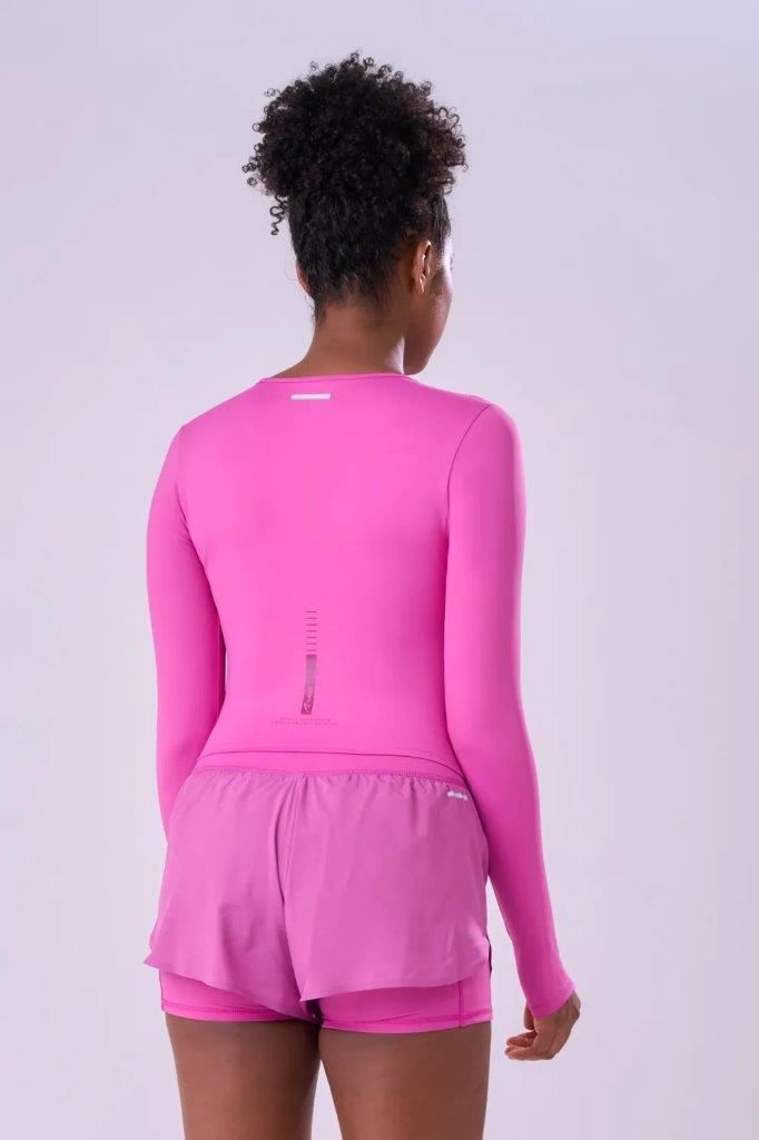 Camiseta Cropped Signature Samba Manga Longa Feminina 2