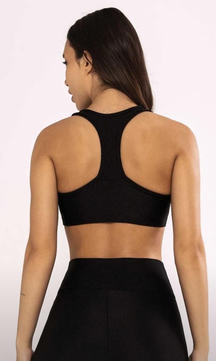 Top Atlanta Costas Nadador Preto 3