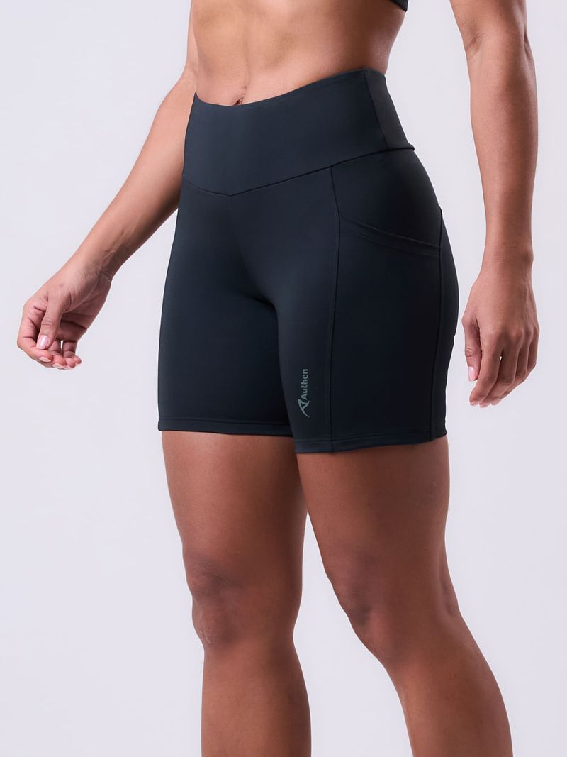 Bermuda Essential Run Stamina 3 Bolsos 15cm Fem Ind 1