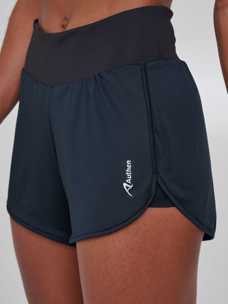 SHORT COM BERMUDA ESSENTIAL RUN AGILITY 1 BOLSO 8CM 5