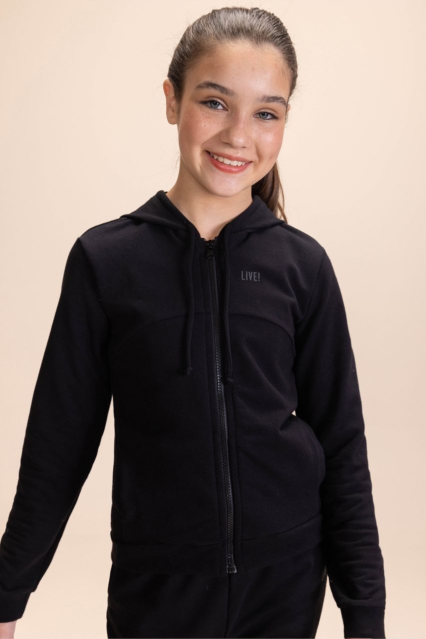Jaqueta Jog Kids Noir Black 4