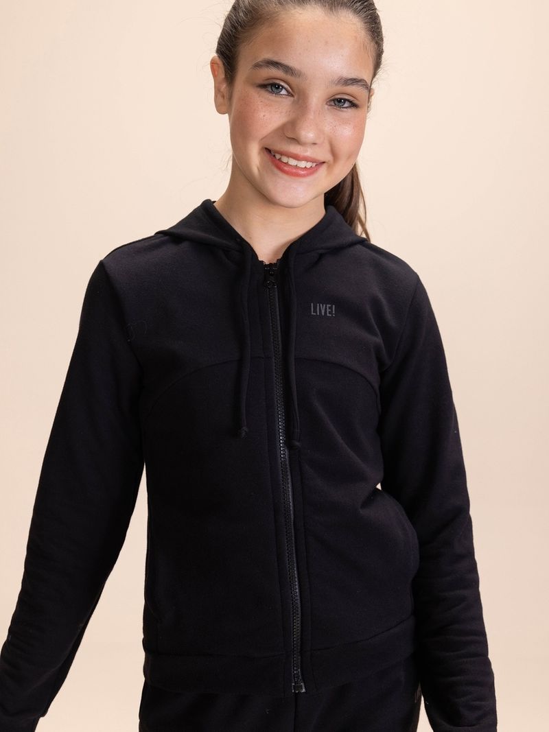 Jaqueta Jog Kids Noir Black 4