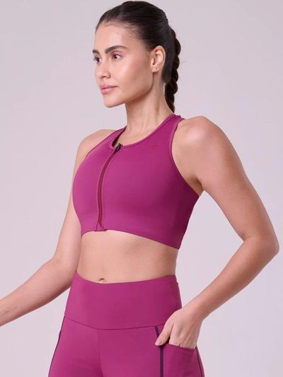 Top Signature Samba Nadador Ziper C/ Bolso Ajustavel