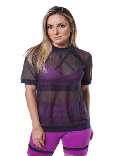 Camisa Telada Branca e Preto