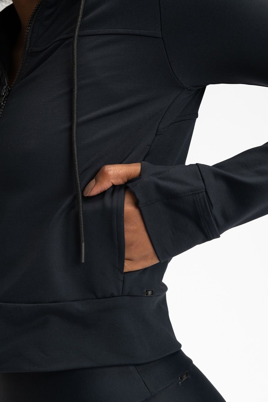 JAQUETA SENSE FLEECE G/L NOIR BLACK 4